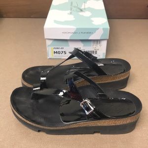 Donald Pliner Patent Leather Sandals